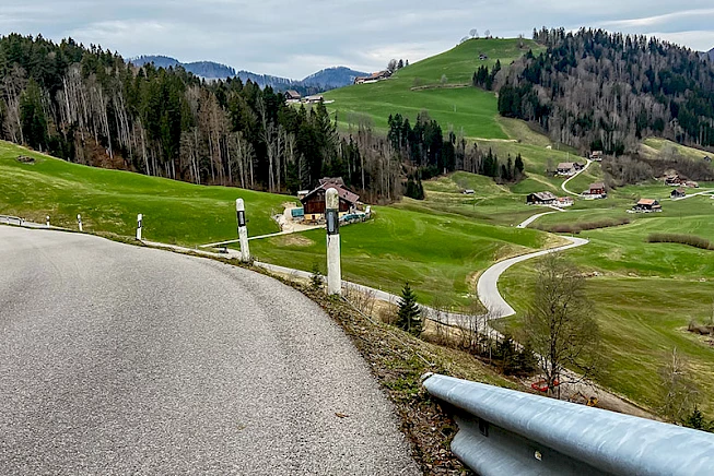 Kurvenparadies zwischen St. Gallen und Appenzell!